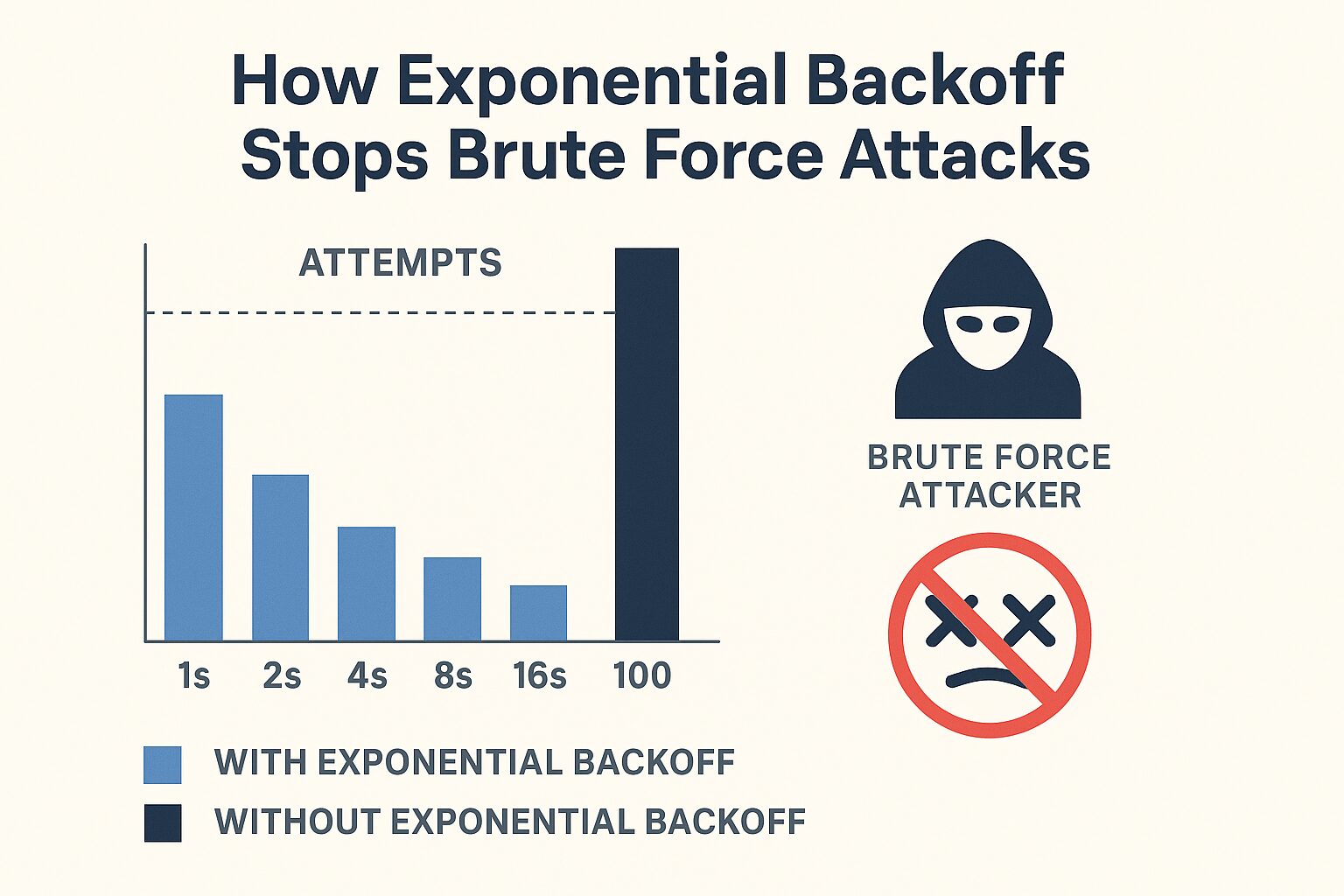 Security with Exponential Backoff